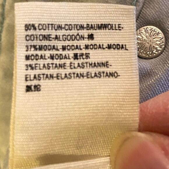 Free People We The Free Pants Women’s Size 35 Gray Velvet Curvy Foxy Lady Boot - Picture 11 of 14